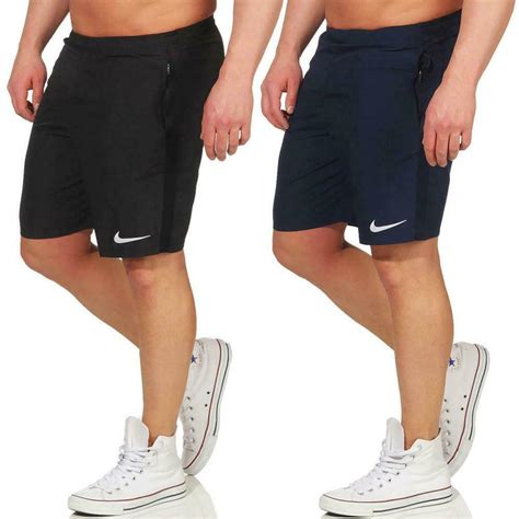 nike short dri fit herren mit taschen schwarz